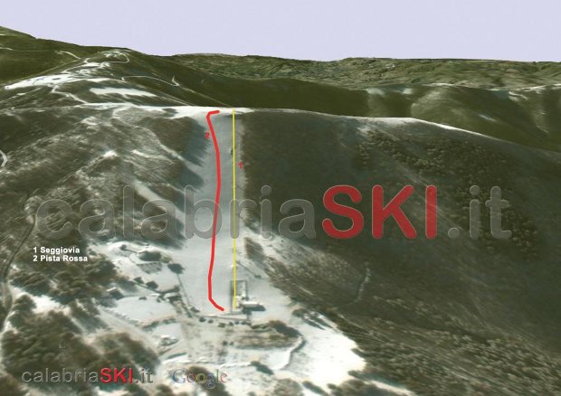 Cartina piste sci Fago del Soldato - La Pagliara - Skimap Fago del Soldato - La Pagliara
