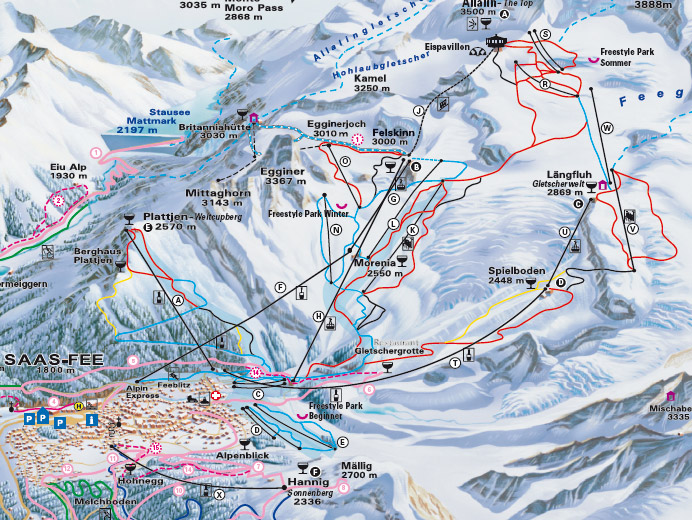 skimap saas fee