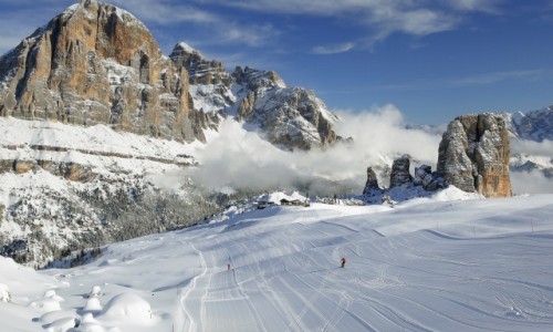 sciare a cortina a inizio dicembre