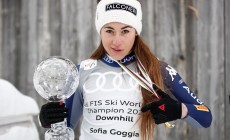 Sofia Goggia e la Coppa di discesa: "Ho dominato la disciplina", video