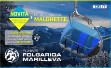FOLGARIDA - NUOVA SEGGIOVIA MALGHETTE PER LA STAGIONE SCIISTICA 2017/18
