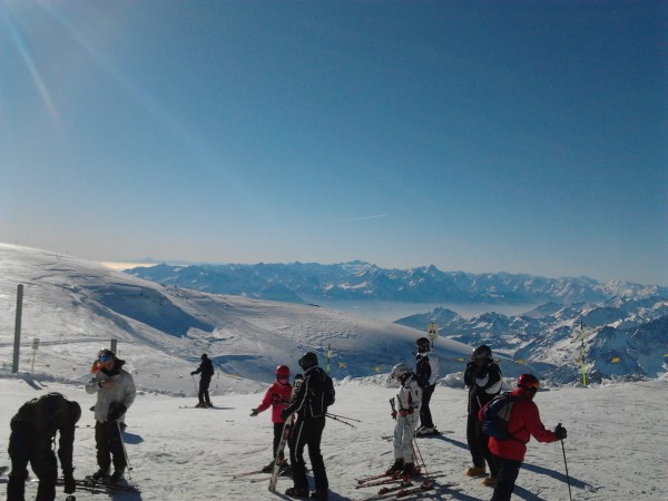 Matterhorn Glacier paradise Versante italiano.. di ritorno a Cervinia Breuil