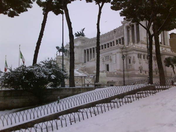 Arrivando a Piazza Venezia