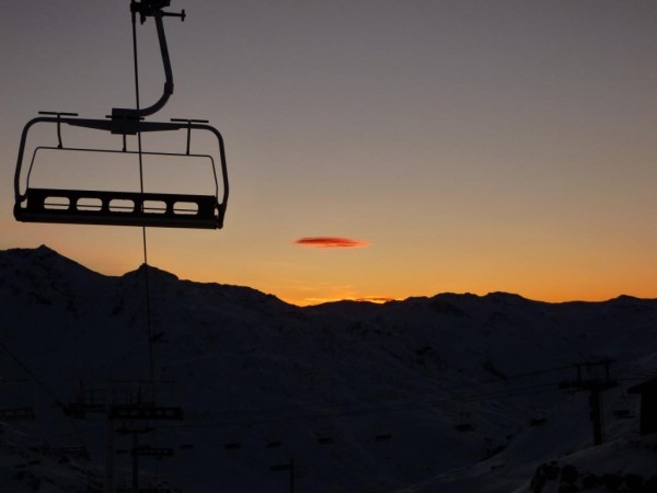 Val Thorens (FR) ore 17:00 da La Folie Douce prima del rientro in albergo.