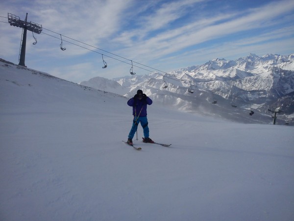 bardonecchia 2013 jafferau. Anche con il vento è sempre belissimo!