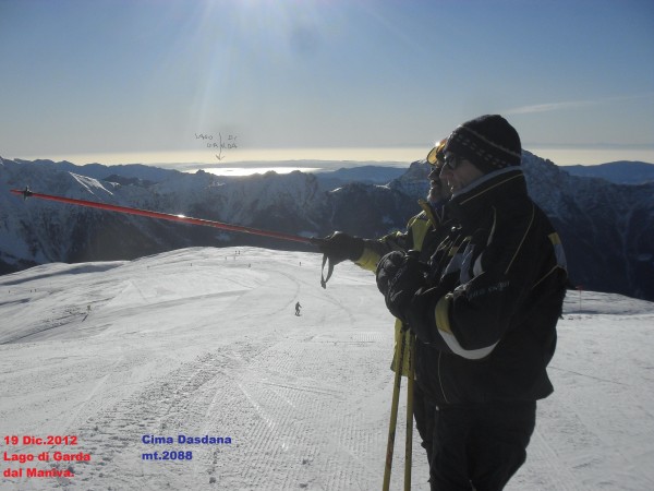 Lago di Garda (Sirmione) dalla Cima Dasdana (Maniva) mt.s.l.d.m. 2088