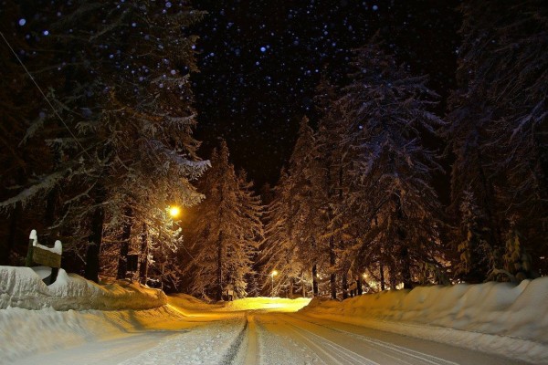 Passeggiata serale a Gressoney La Trinitè (AO)