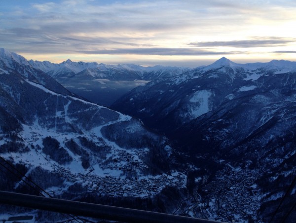 Tramonto dall'alpe Palù di Chiesa Valmalenco