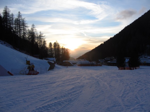 Tramonto all'Alpe di Pampeago