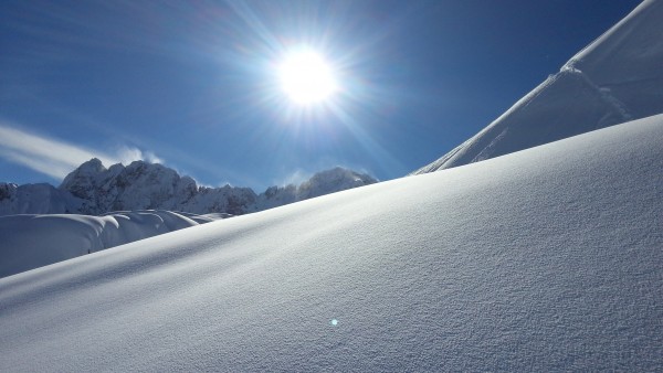 Powder sulla pista Vilminore non battuta!