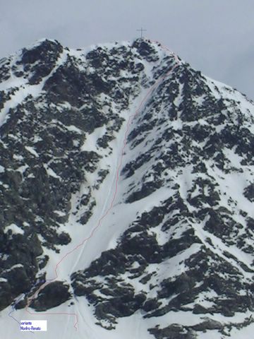 Salita al Pizzo Stella per il Canalone Centrale