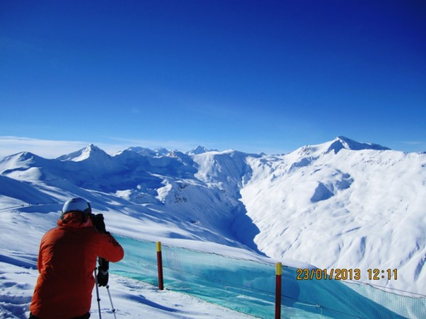 Confine svizzero dai monti di Livigno