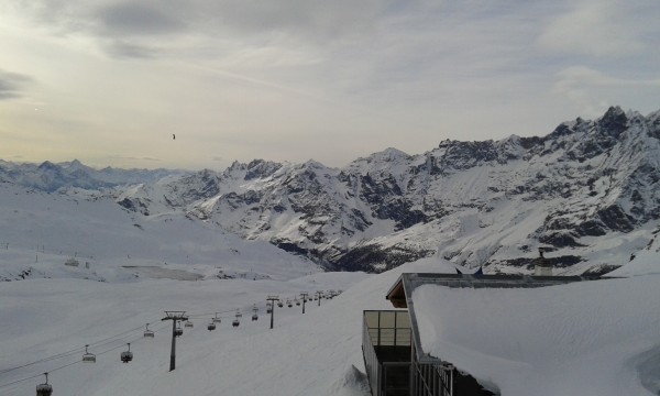 Cervinia Cappella Bontadini foto scattata domenica 14/12/2014