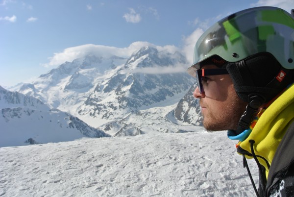 In cima alle piste di Courmayeur