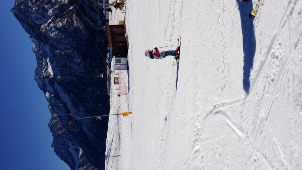 Passo del Tonale, anche se la neve è poca la passione si vede fin da piccoli (il mio campione 5 anni)