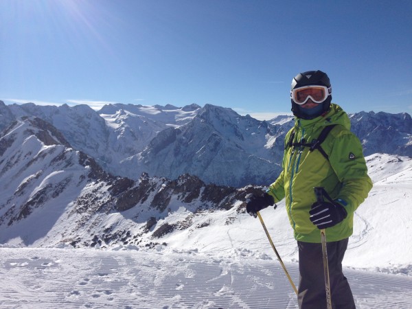 Passo del Tonale, vista Ghiacciaio Presena