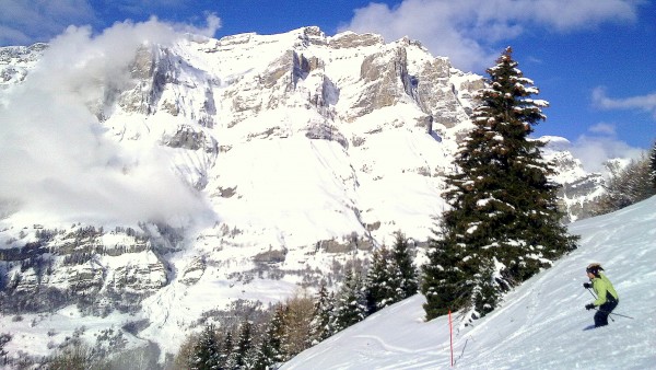 fuoripista nella meravigliosa Leukerbad