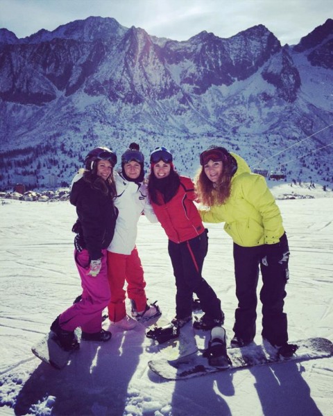 Dal campo di pallavolo alle piste a snowbordare...rotolando con il sorriso :D