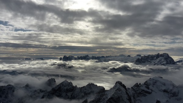 Vista da Punta Rocca (Marmolada) - 04/01/16