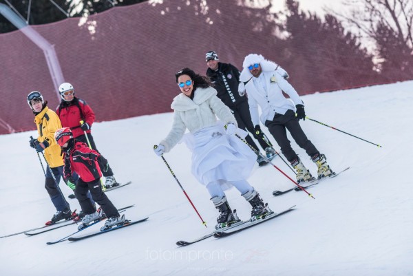 Sposi Andrea e Paola 31/12/2015 Monte Lussari Tarvisio