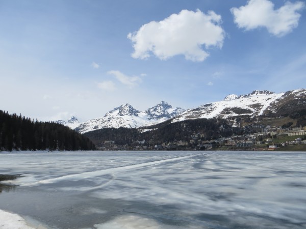 Sankt Moritz, lago e Alpi!