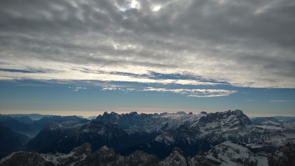 Panorama dalla Marmolada