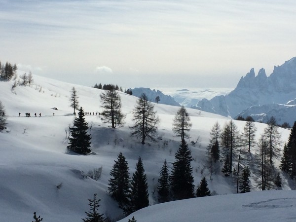 Passo San Pellegrino - Dal Rifugio Fuciade 04-03-2015