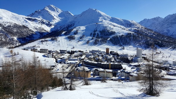 Da La Thuile verso la Francia. 21 Gennaio.