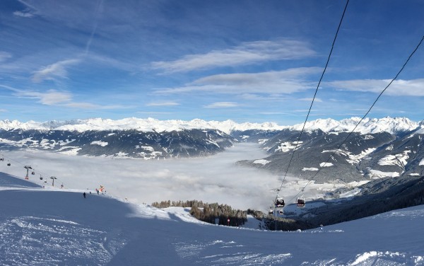 Kronplatz-mare di nebbia