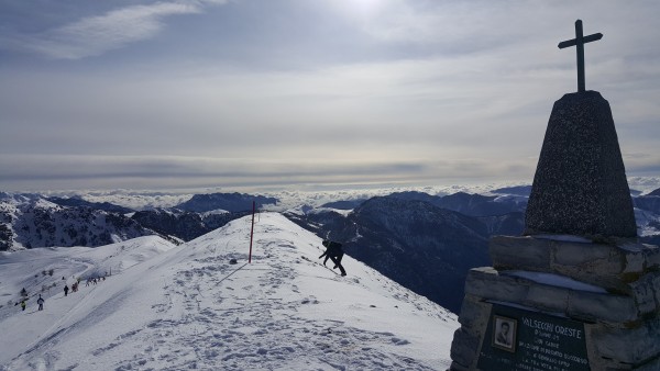 In vetta ai Piani di Bobbio