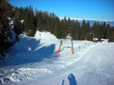 Skilift nei pressi della Malga Fai