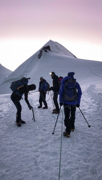 Traversata sul colle del Lys Monterosa 4.151 m