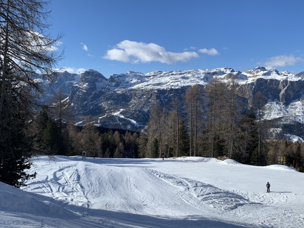 vista sulla Gardenaccia