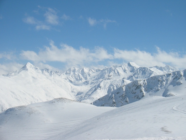 Splendida vista delle montagne circostanti...