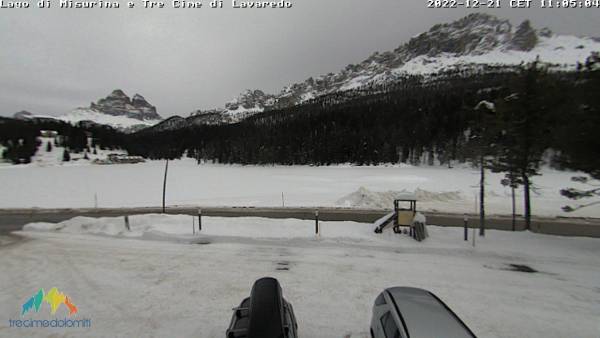 Webcam Auronzo Lago Misurina, Tre Cime Lavaredo