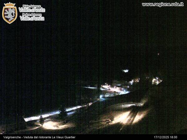 Valgrisenche dal ristorante Le Vieux Quartier