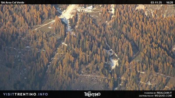 Webcam San Martino di Castrozza, ski area Col Verde