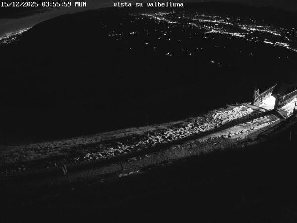 webcam dal rifugio visentin