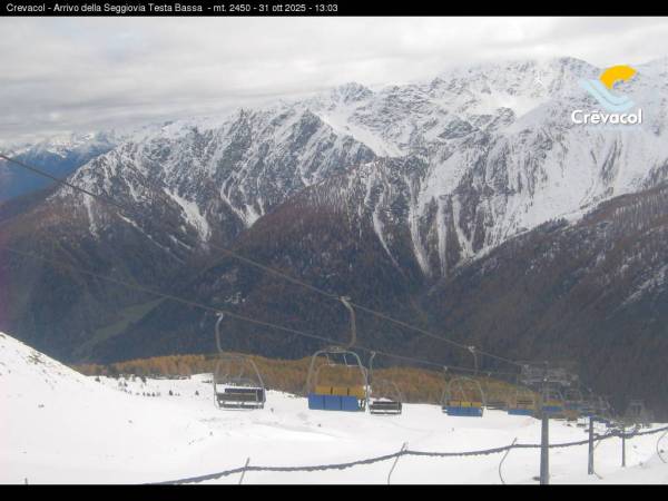 Crévacol - Arrivo seggiovia Testa Bassa