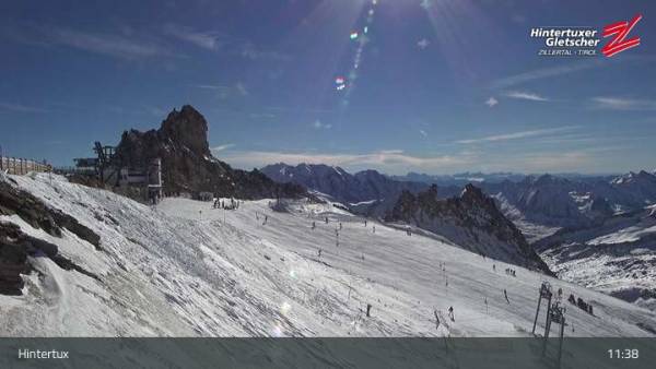 Webcam Hintertux Gefrorene Wand