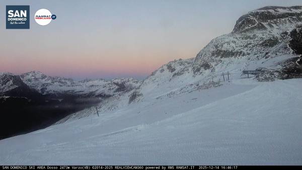 Vista pizzo Diei altitudine