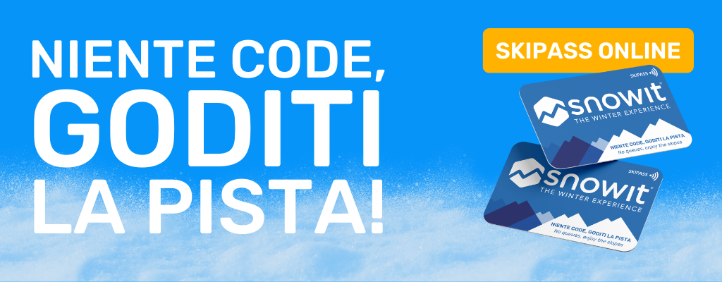 Vai subito in pista: acquista il tuo skipass online con Snowitcard