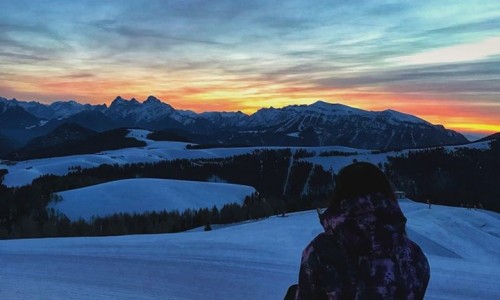 Skisunrise ad Alba di Canazei Skisunrise ad Alba di Canazei