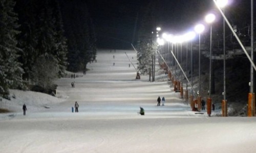 sciare di sera a jasna