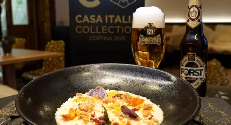 CORTINA 2021 - Il piatto dei Mondiali è un risotto "stellato" con senape e birra