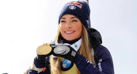 ANTERSELVA - Wierer regina del biathlon, quarta medaglia dalla mass start