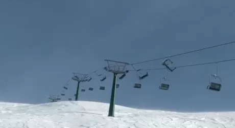 BARDONECCHIA - Fhoen e la seggiovia balla incredibilmente 