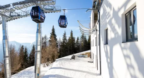 MONTE CAVALLO - Inaugurata la nuova cabinovia, il futuro è il collegamento con Ladurns, fotogallery