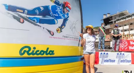 LA THUILE - Una cabina del DMC è stata dedicata a Federica Brignone