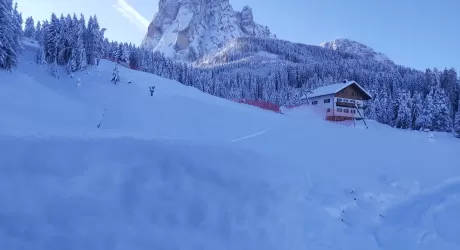 VAL GARDENA - La Saslong è in splendida forma e aspetta la Coppa del mondo